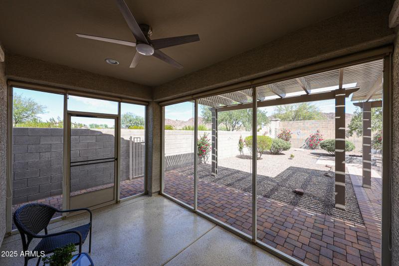 Screened-in Arizona Room
