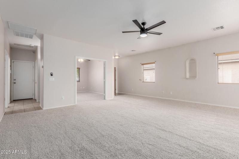 Living room into office