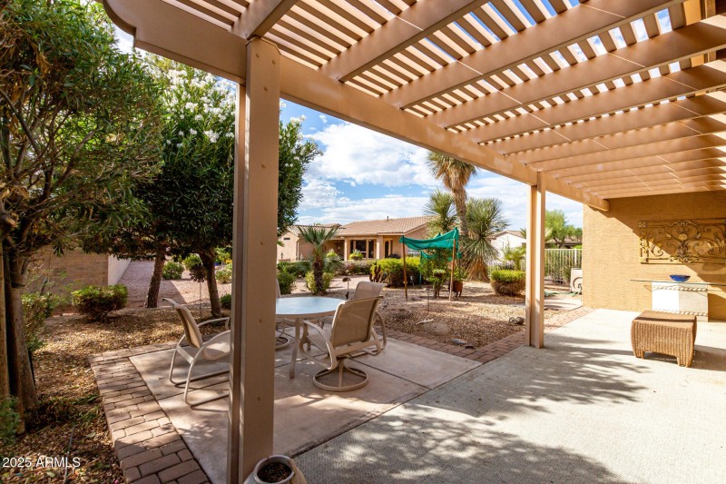 32 Extended Patio w: Pergola
