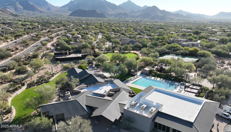 Desert Camp Community Center_Aerial-Fron