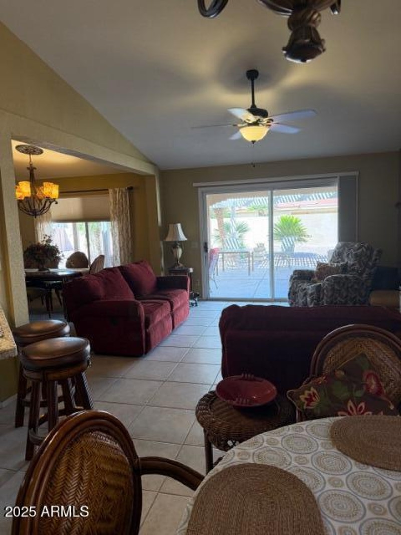 Breakfast Table and Media Room