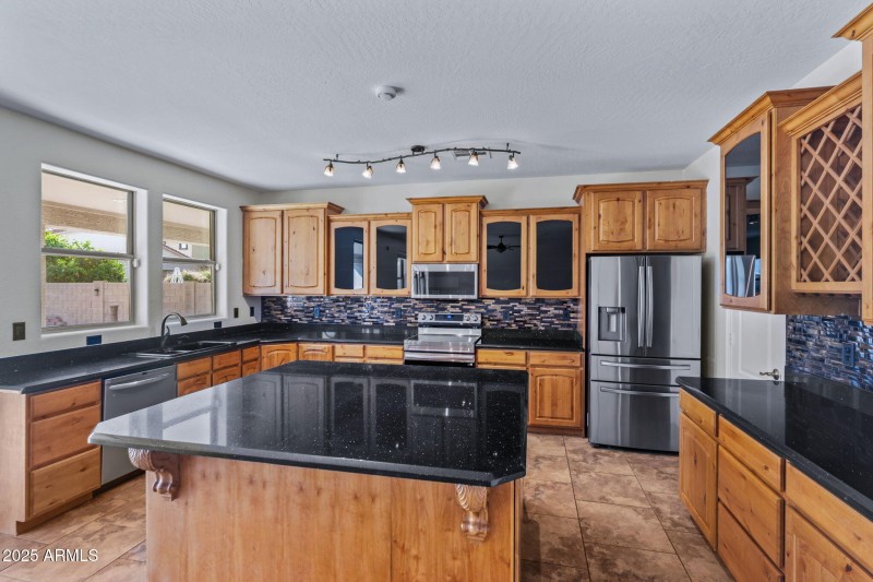 Kitchen in Hickory, Stainless & Granite