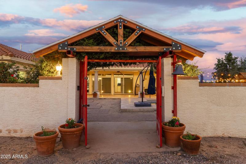 Welcome entry