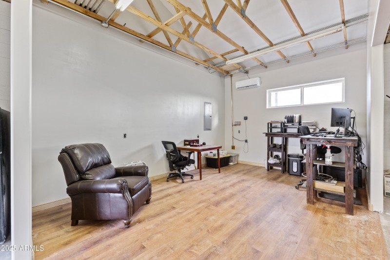 Office in workshop