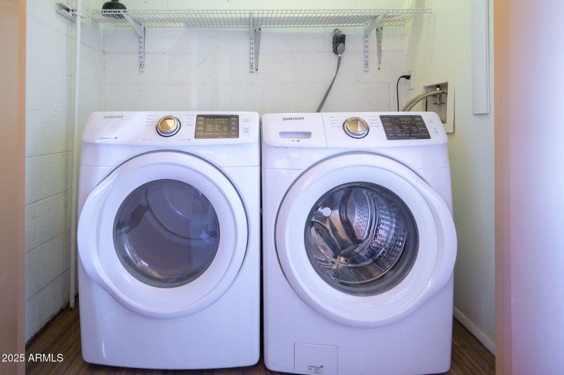 Spacious Laundry Closet