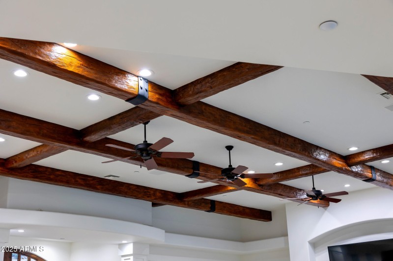 Wood ceiling details