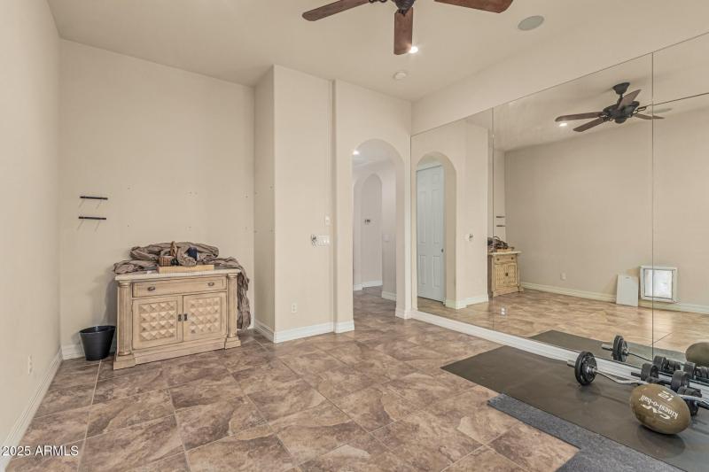 bonus workout/office downstairs