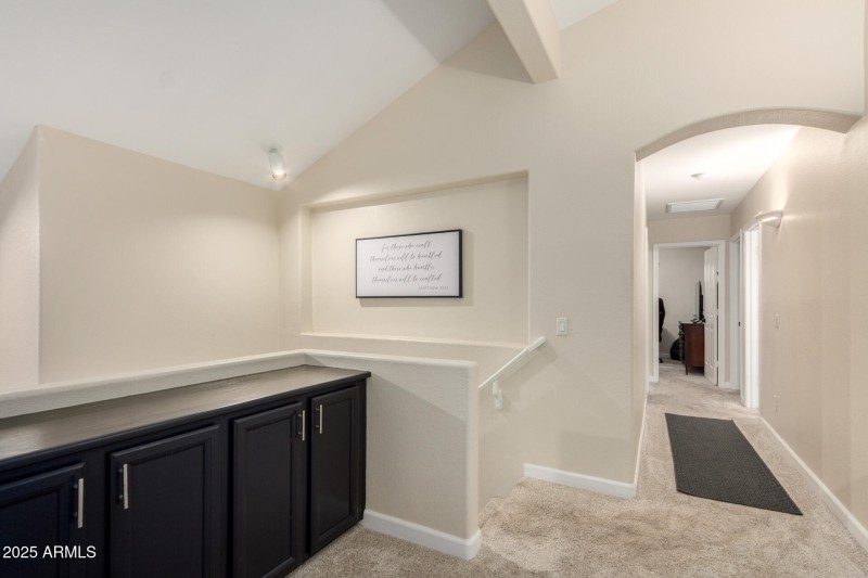 Upstairs landing area