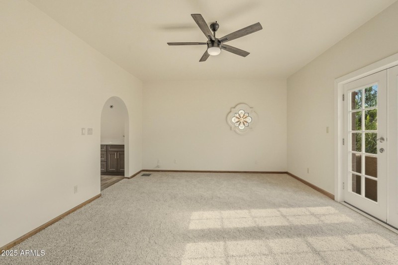 Primary with view balcony