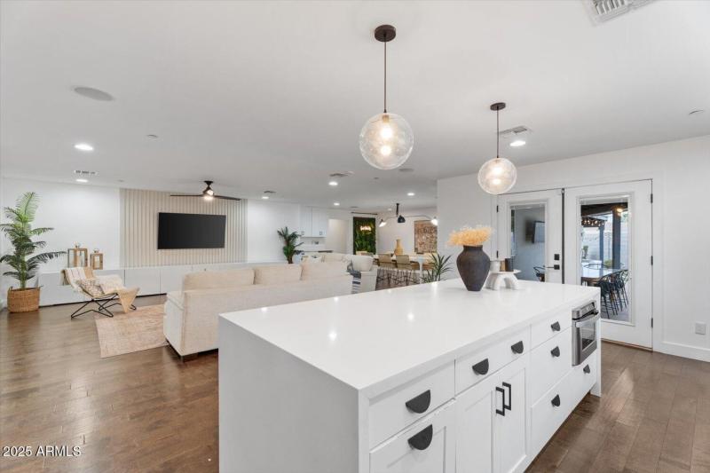 Large kitchen island