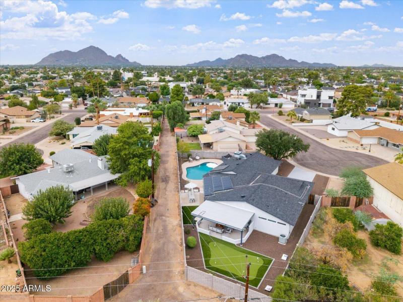 Looking west to Camelback Mtn
