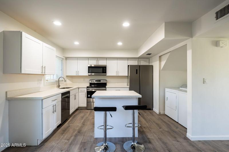 Newer Cabinets and Quartz Countertops