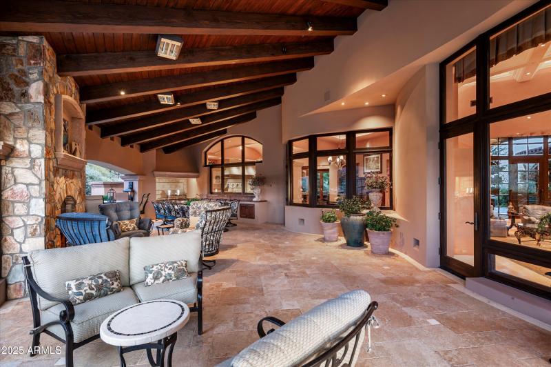 Night Veranda View. to Kitchen