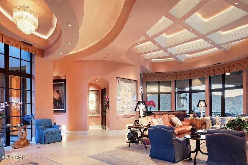 Foyer and Great Room Celing Detail