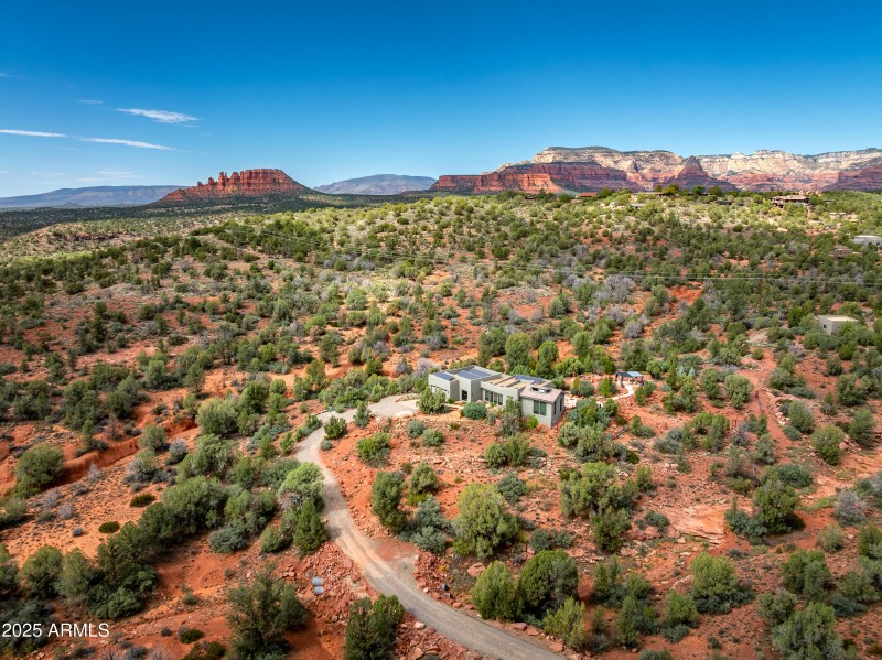 Aerial View of Red Rock Vistas