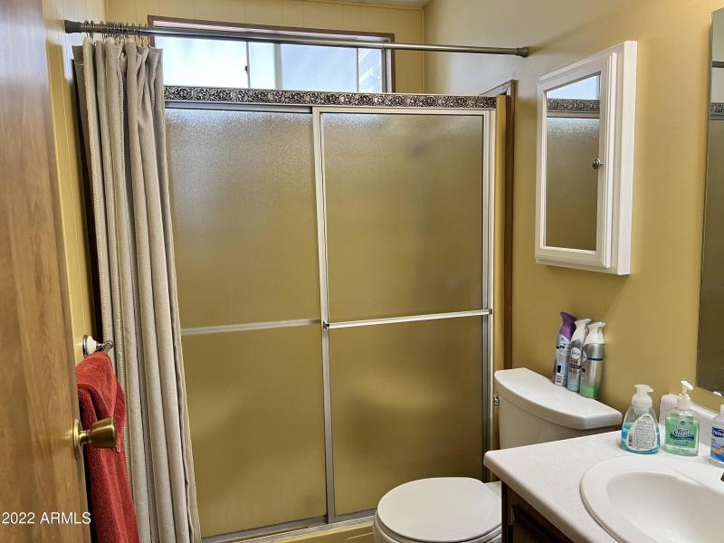 Large step-in shower