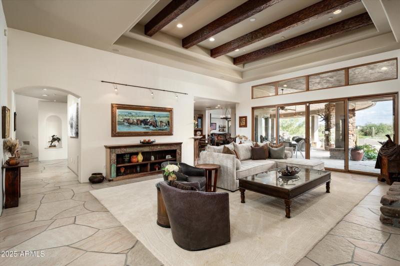 Living Room open to kitchen