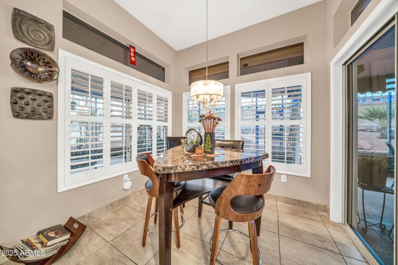 BREAKFAST ROOM LEADS TO