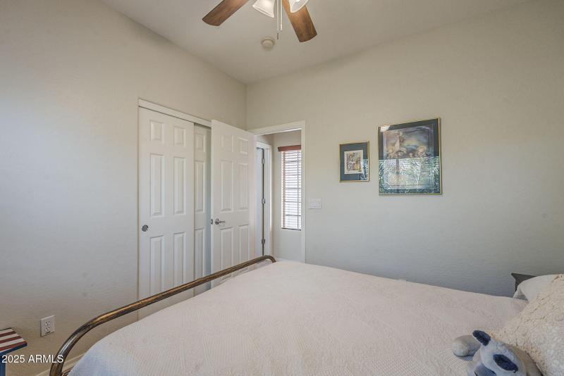 Bedroom 2, view to the entance