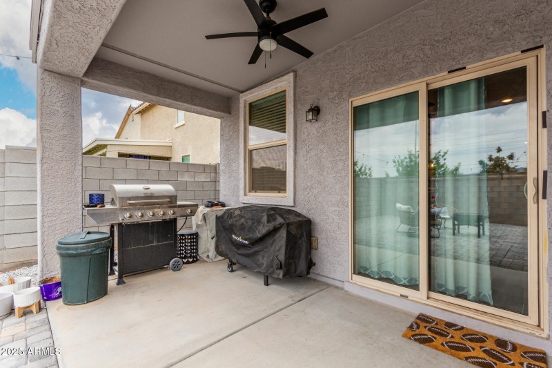 Back patio