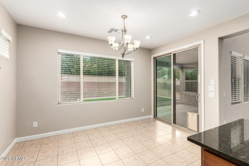 Dining Area Off Kitchen