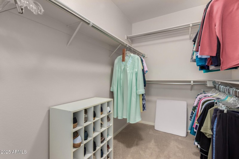 Primary closet