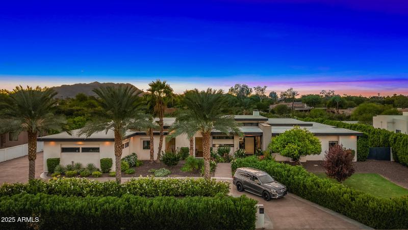 65front of property_aerial twilight
