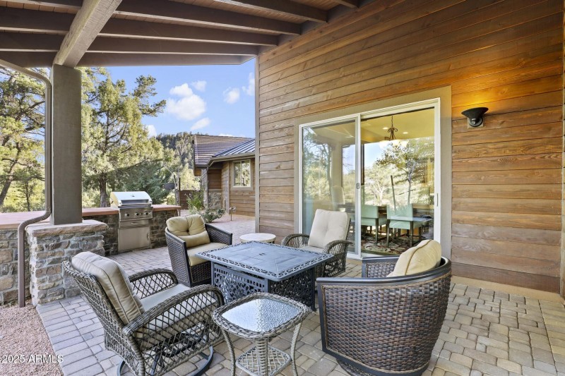Backyard Patio Seating Area
