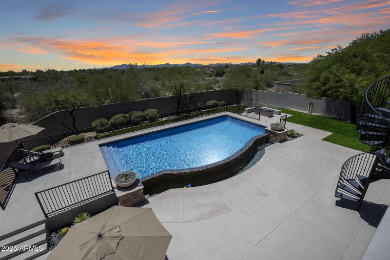 Aerial View of Backyard