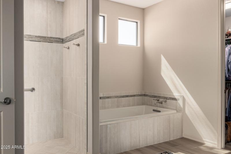 Updated snail shower and tub