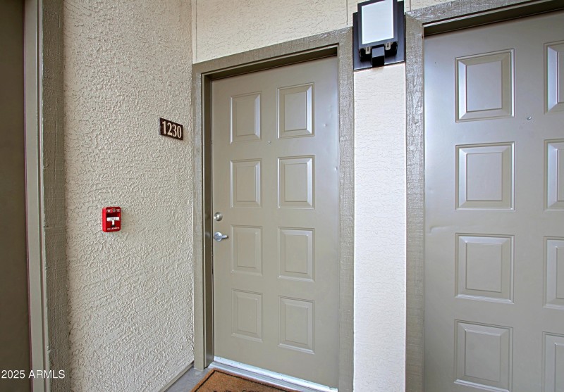 Front Entrance to Unit