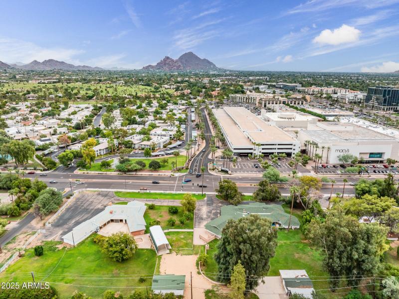 Both properties looking East