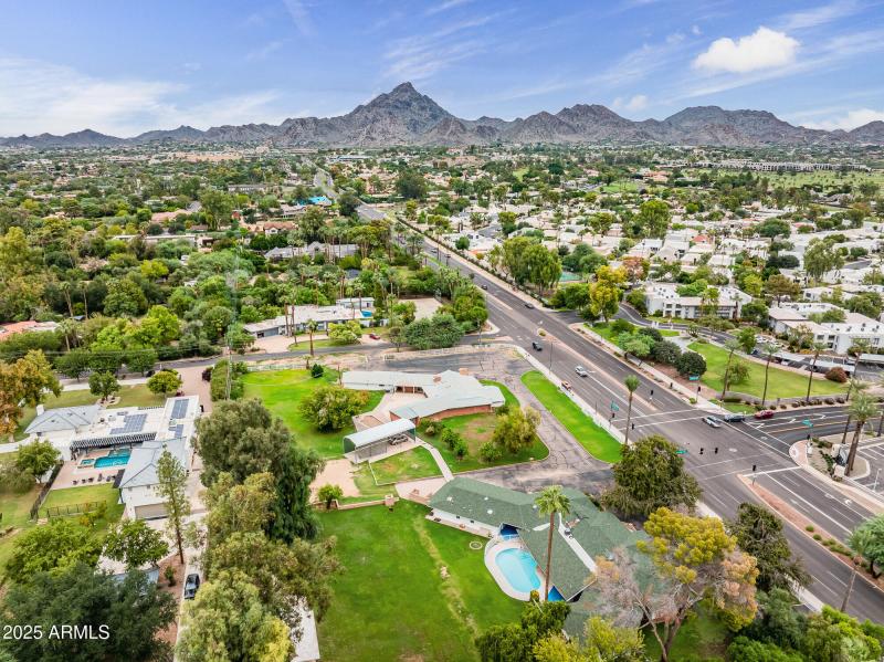 Both properties looking North