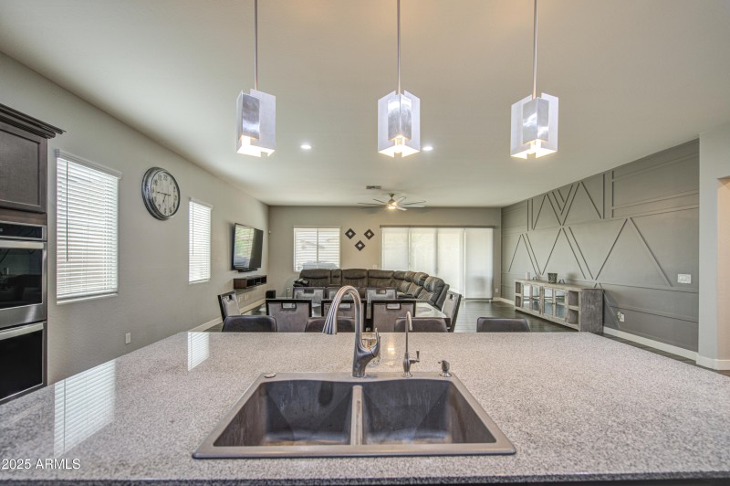 View from the island