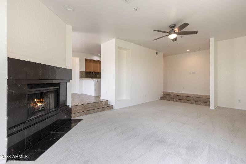 View from Family Room to Front Entry