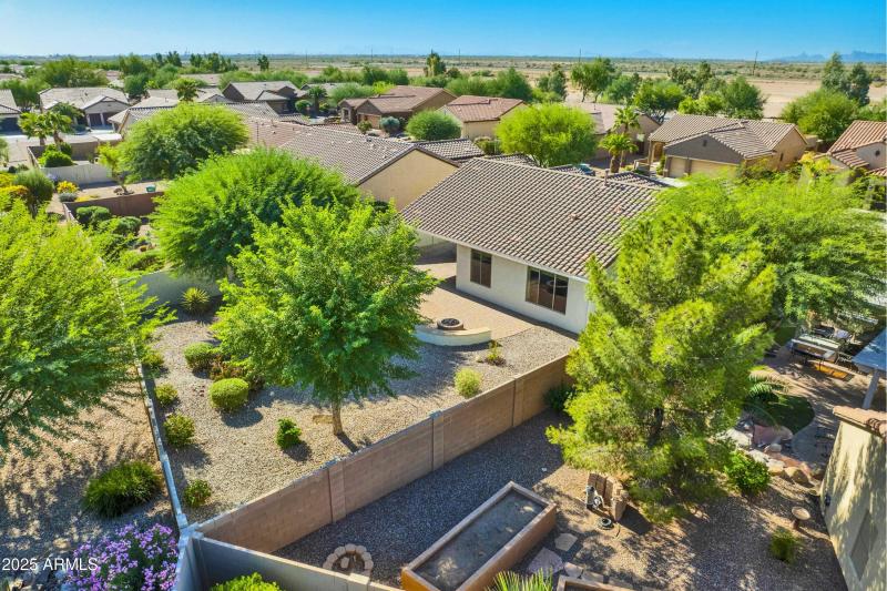 Backyard View from Drone