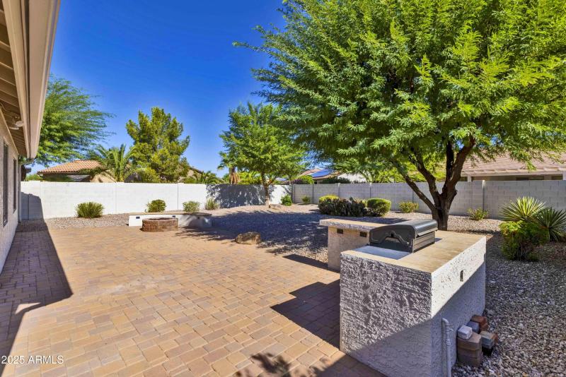 Extended Patio with Built in BBQ