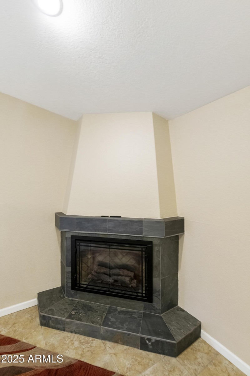 Corner Fireplace