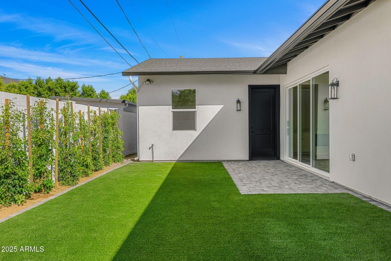 backyard living space