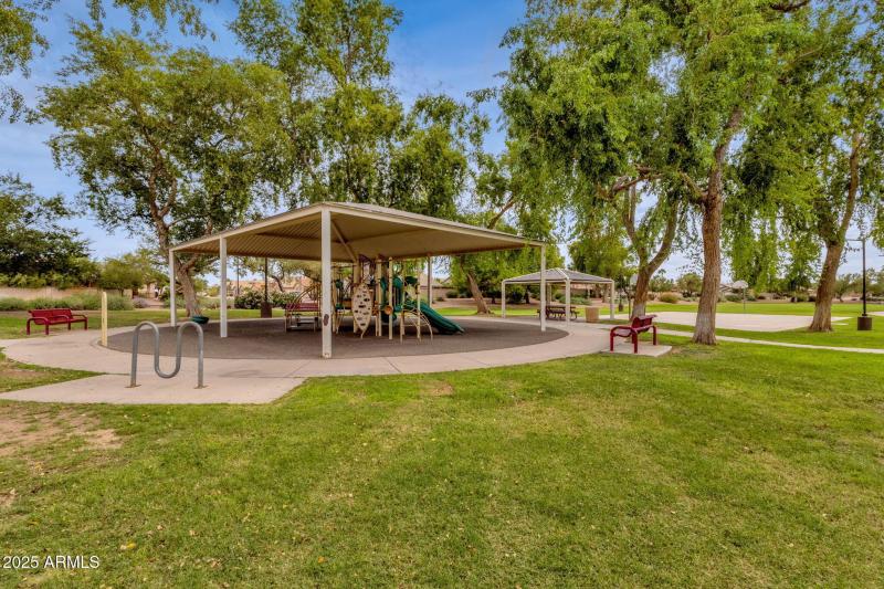 Community Covered picnic tables