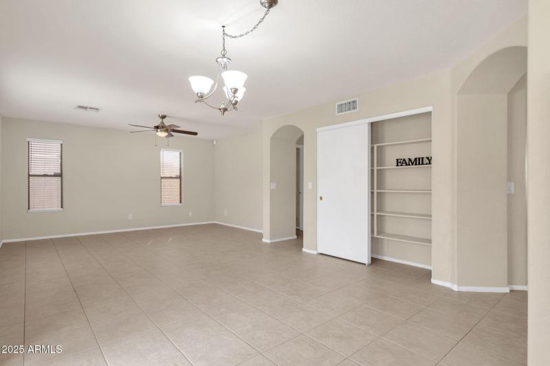 Large Great Room and pantry area