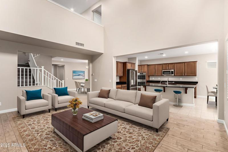 Vaulted Ceilings and Tile Floors