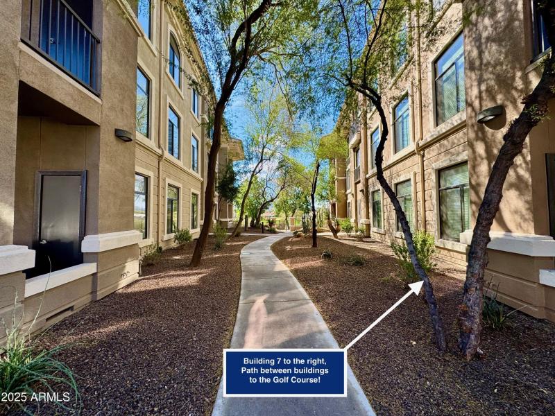 WALKING PATH TO GOLF COURSE