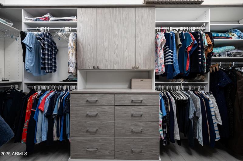 Primary Walk In Custom Closets