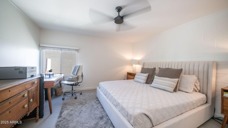 Primary Bedroom - King sized bed