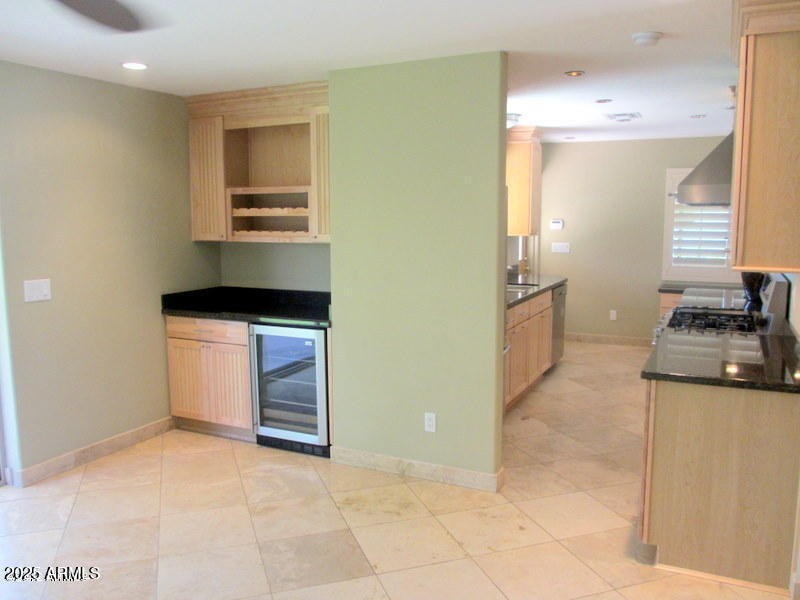 Wine Fridge/Coffee Bar