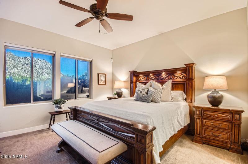 Expansive primary suite