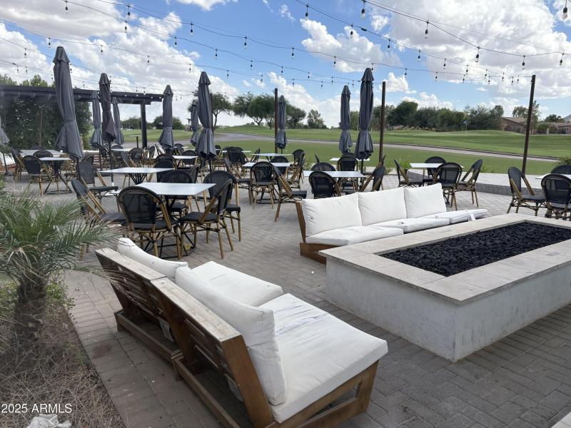 Community outdoor lounge