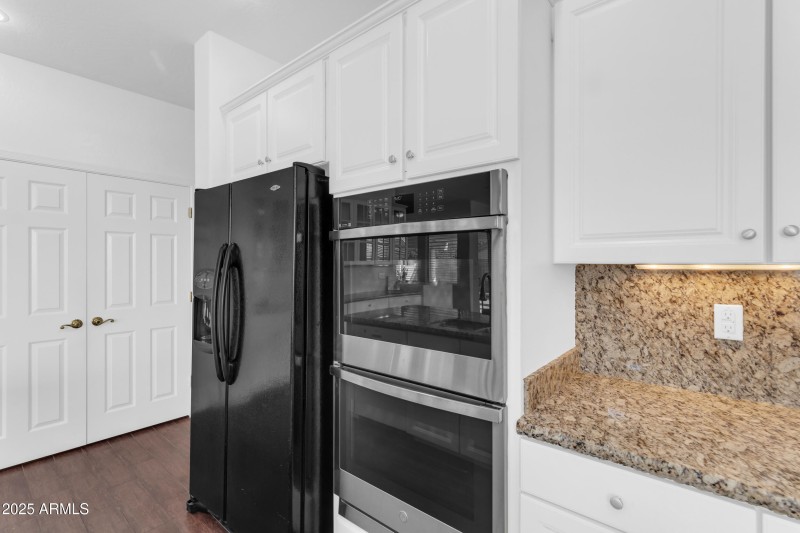 Stainless steel double oven