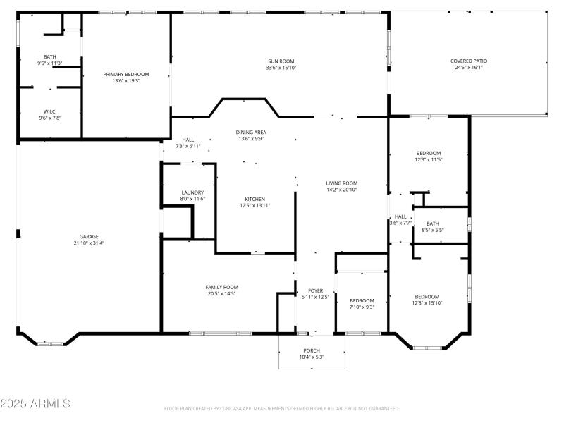 Comanche Floorplan with Dimensions